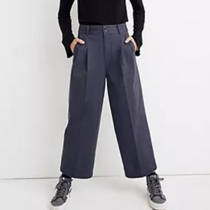 NWT Madewell Pleated Wide Leg Pants